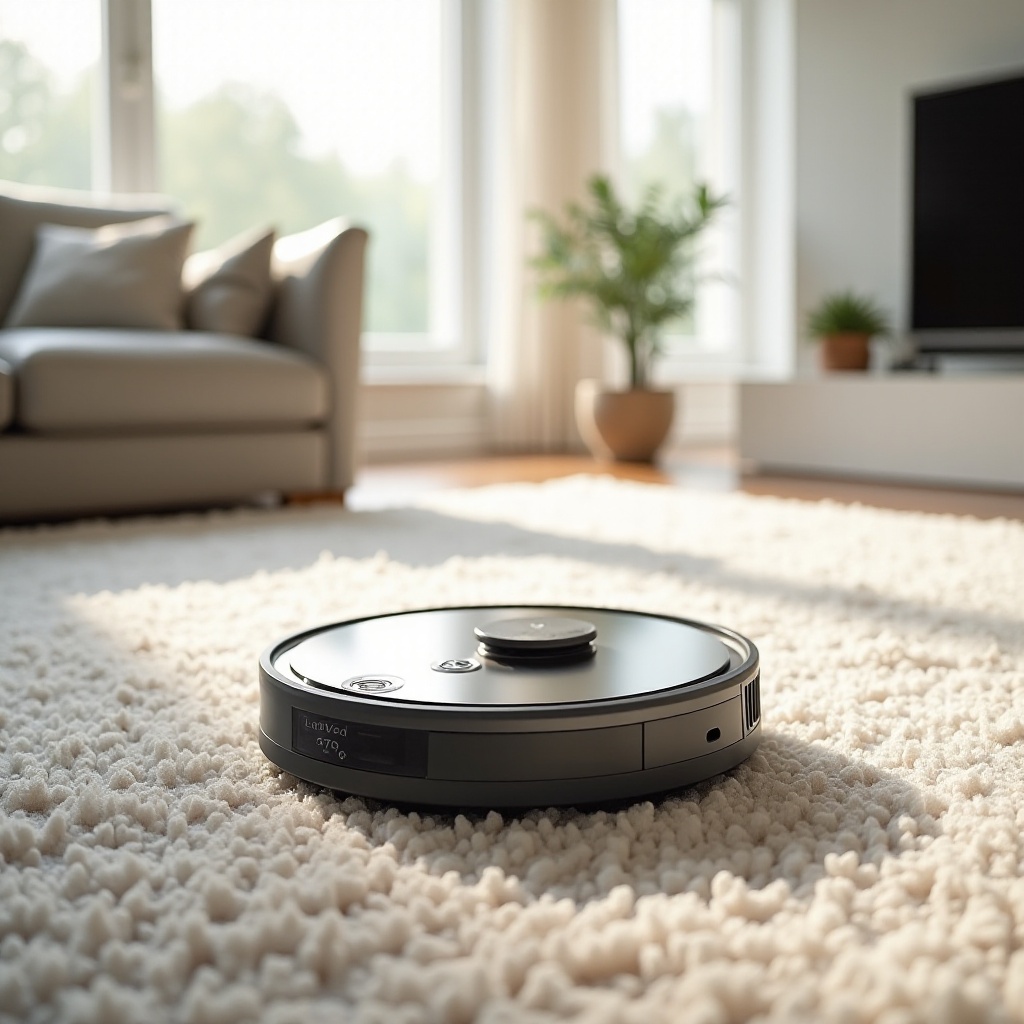 robottipölynimuri korkeanukkamatolle