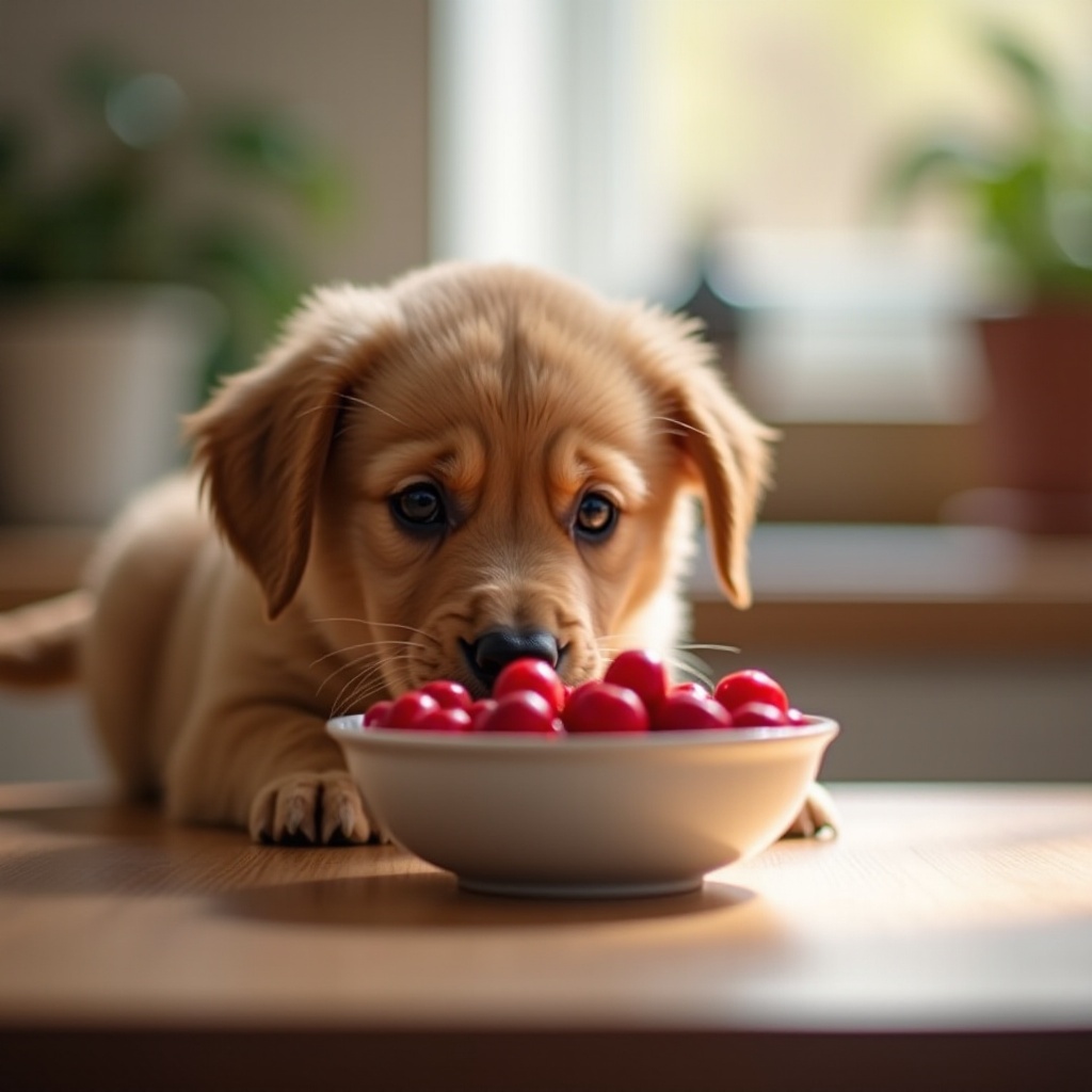 os cães podem comer cranberries enlatados