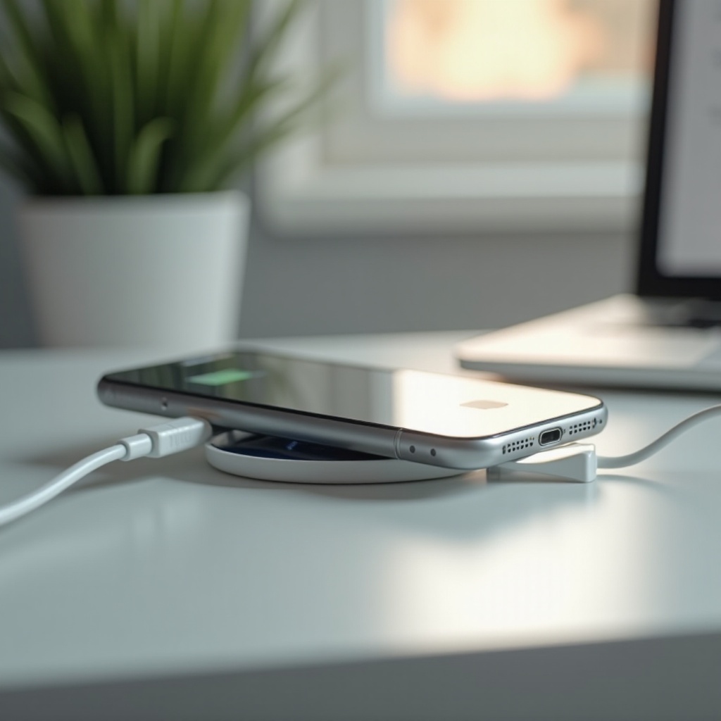 de iPhone laadt alleen op onder een hoek