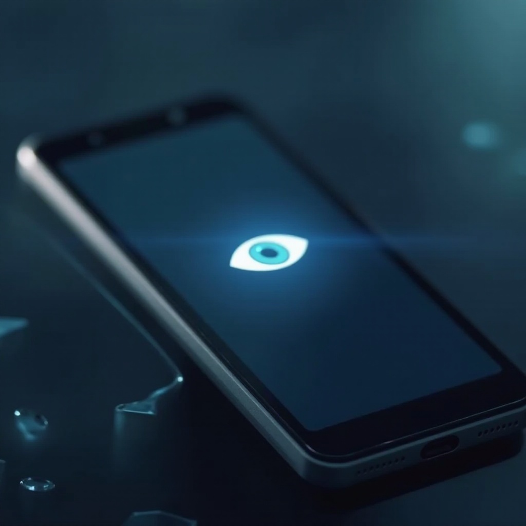 Augensymbol auf Android