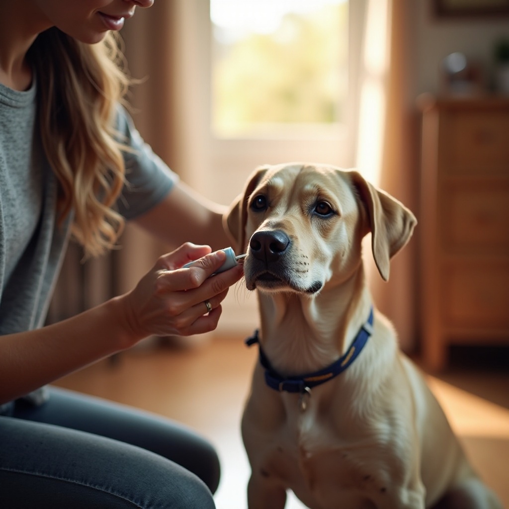 wie man eine Floh- und Zeckenbehandlung für Hunde anwendet