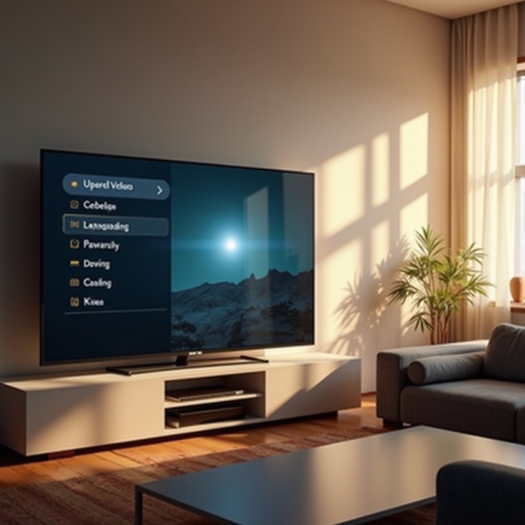 come cambiare la lingua su TV Vizio