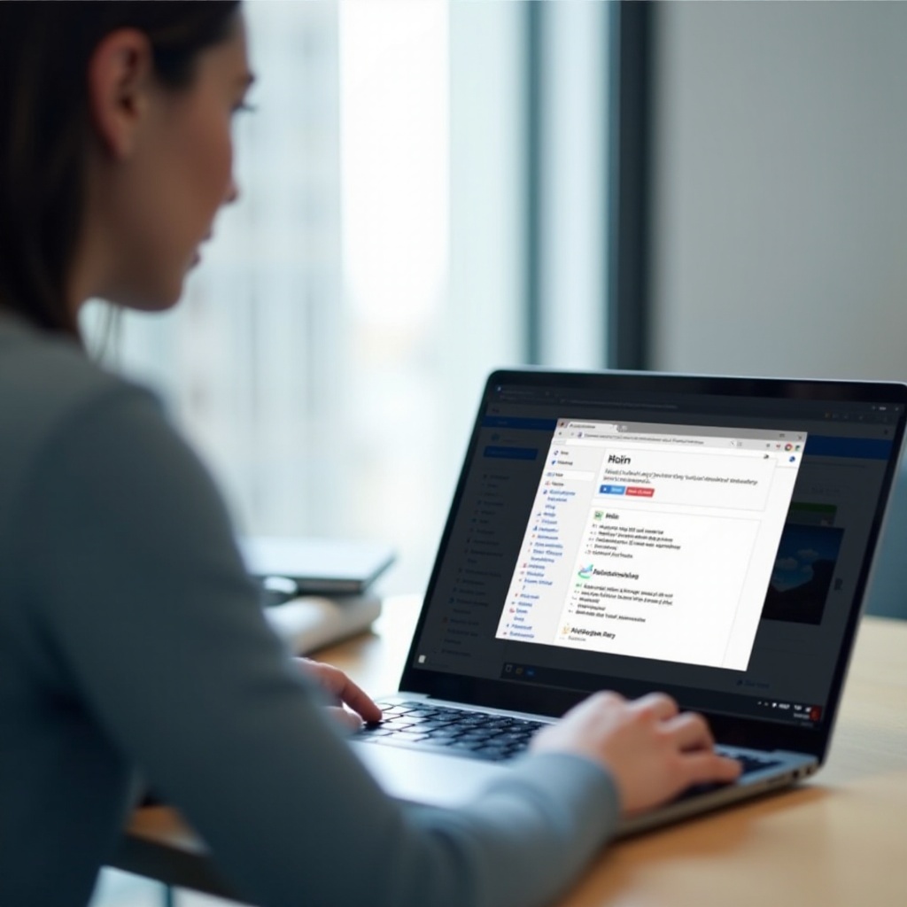 como ver a área de transferência no Chromebook