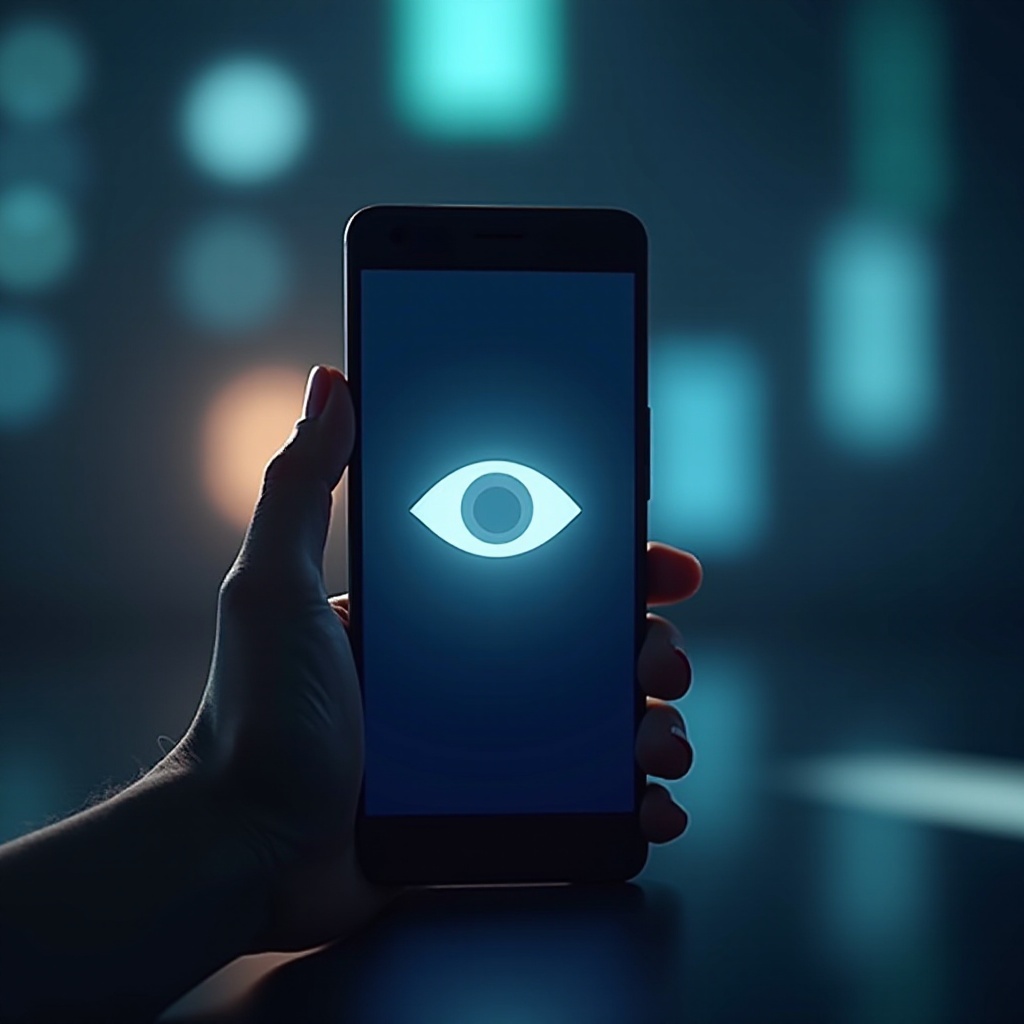 simbolo dell'occhio su android