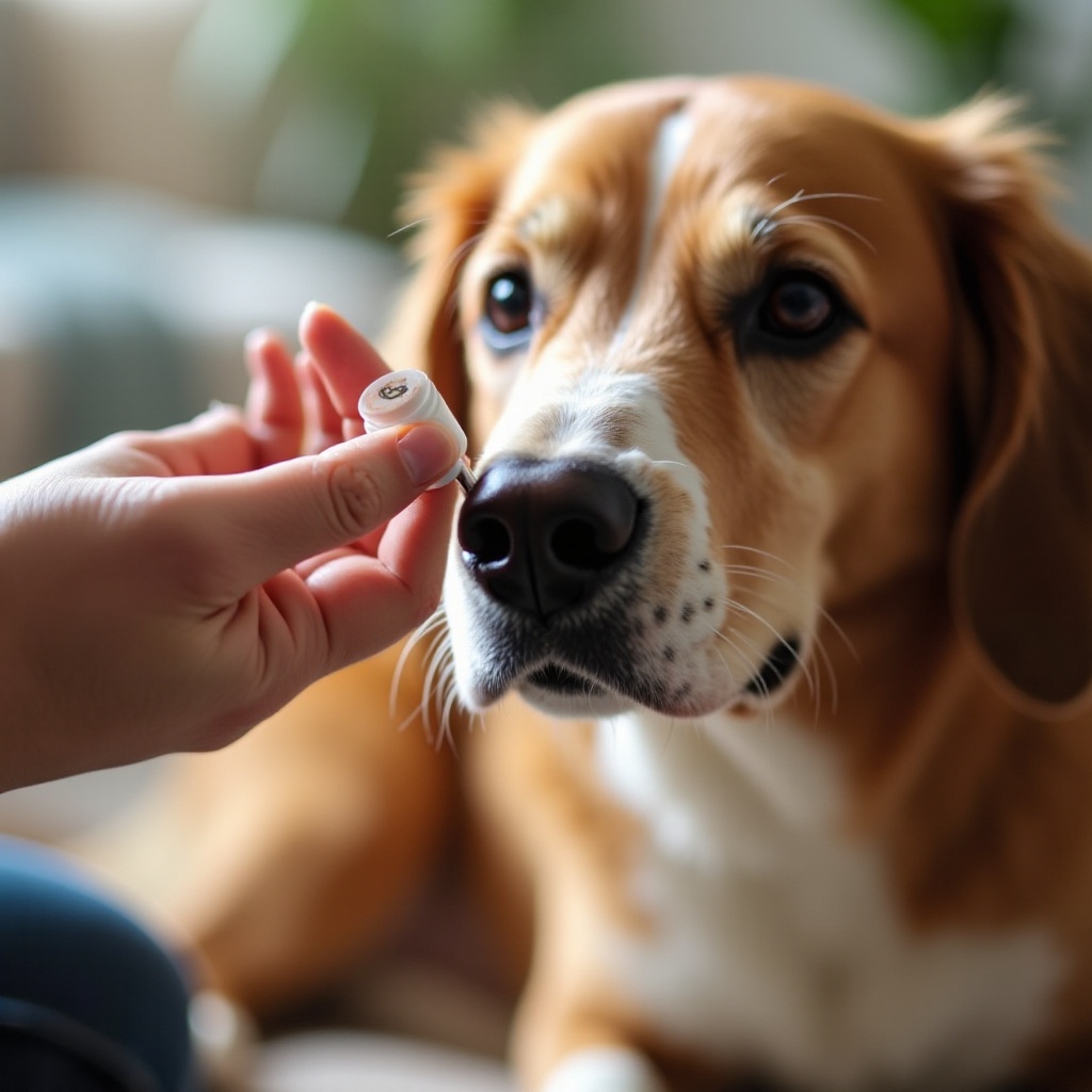 wie man eine Floh- und Zeckenbehandlung für Hunde anwendet