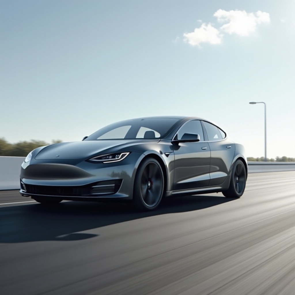 modelo 3 largo alcance cuarto de milla