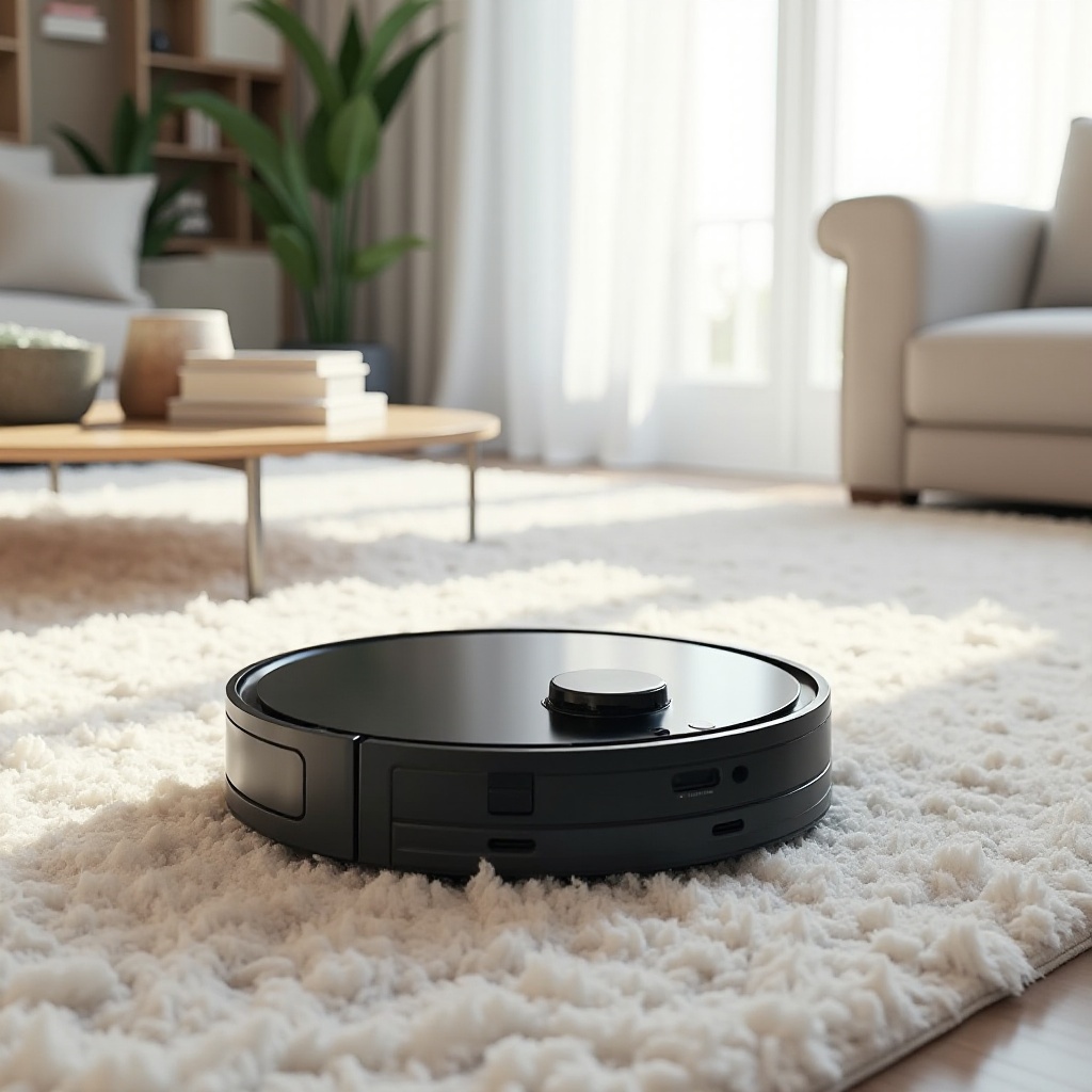Roboterstaubsauger für hochflorige Teppiche