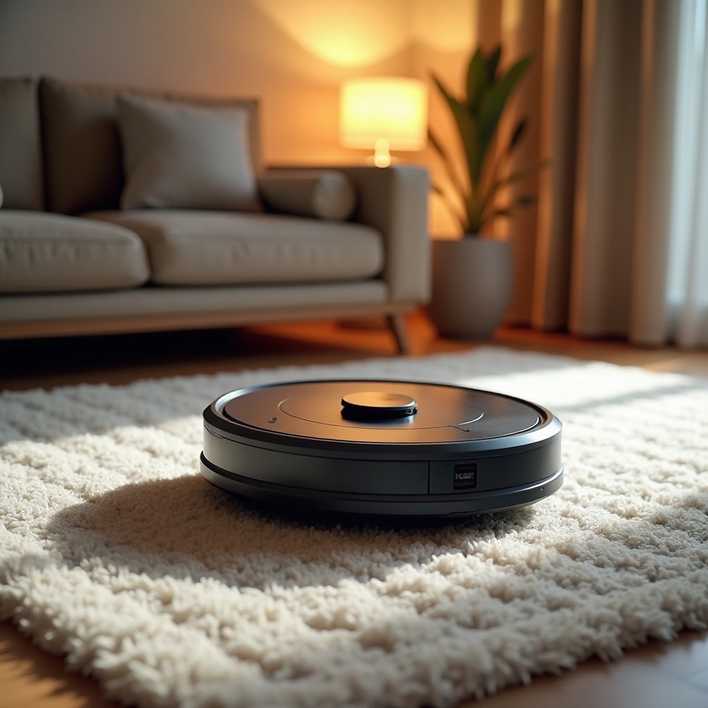 aspiradora robot para alfombras de pelo alto