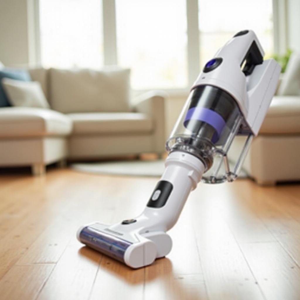 aspirateur à main avec brosse